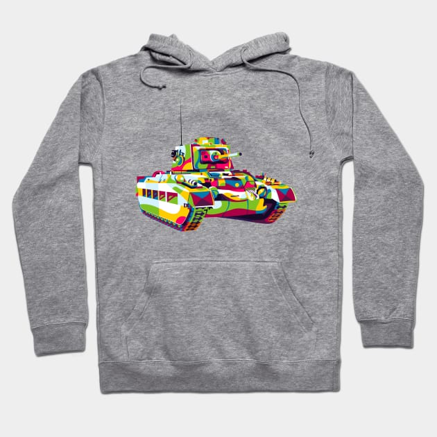 Matilda II Infantry Tank Hoodie by wpaprint